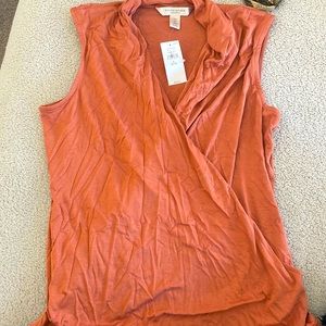 Banana Republic burnt orange shirt